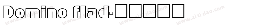 Domino flad字体转换